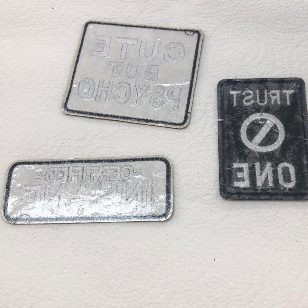 Three Embroidered Patches - Picture 5 of 5